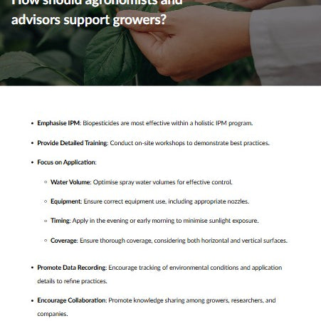 Biopesticide application microlearning (BAPAEN0425)