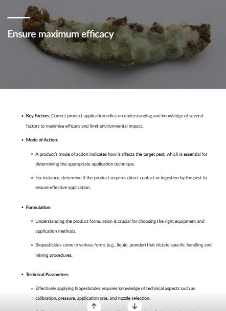 Biopesticide application microlearning (BAPAEN0425)