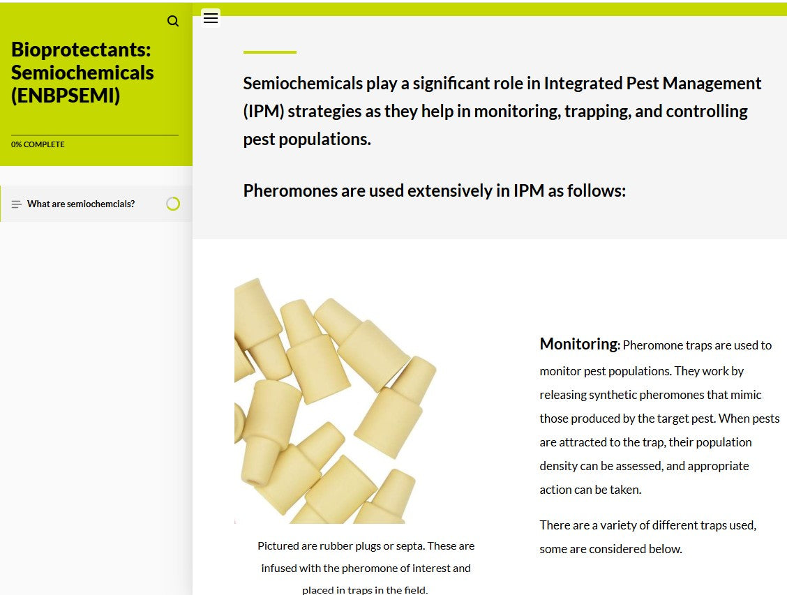 Bioprotectants: Semiochemicals (BPSAEN0923)