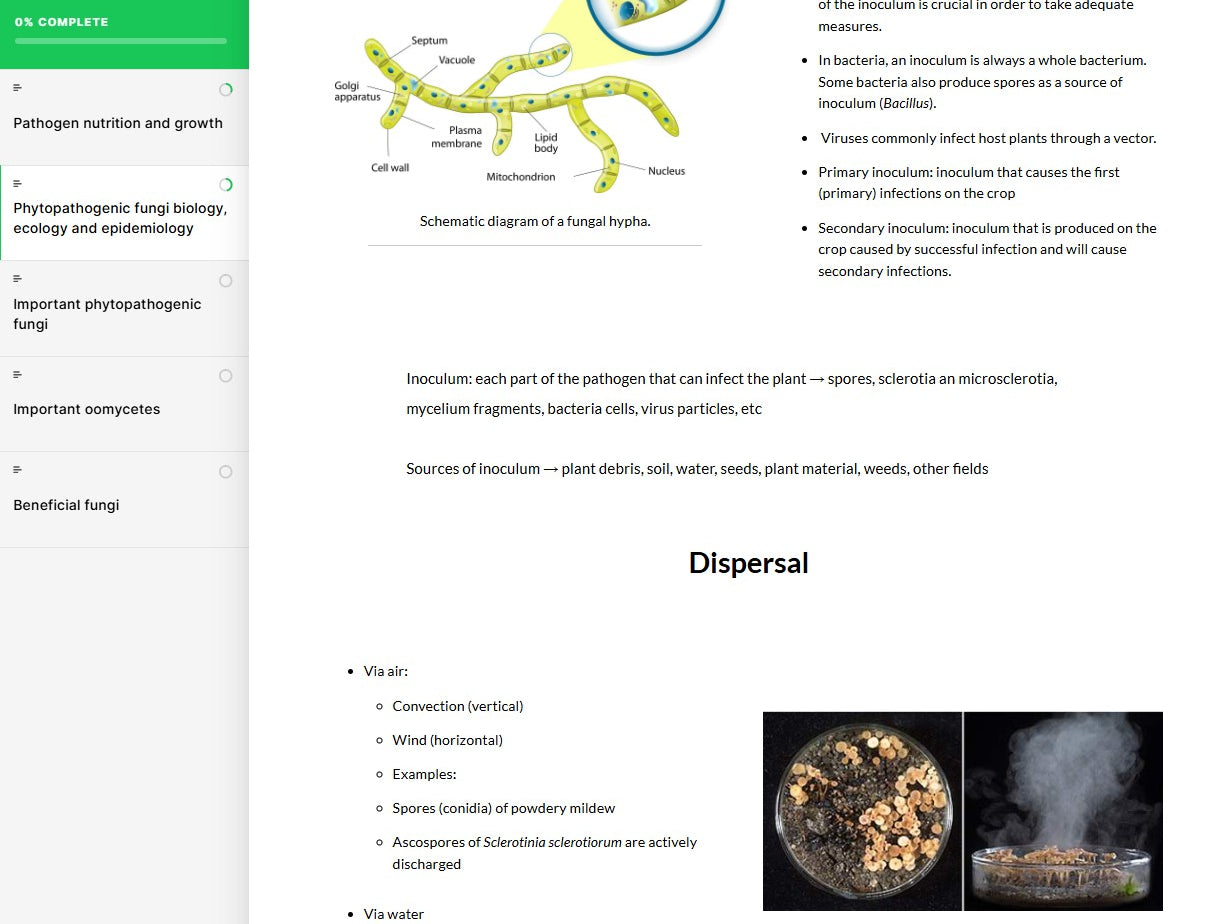 Plant pathology: fungi and oomycetes (PPTAEN0923)